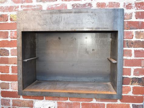 metal box fireplace|fireplace box insert.